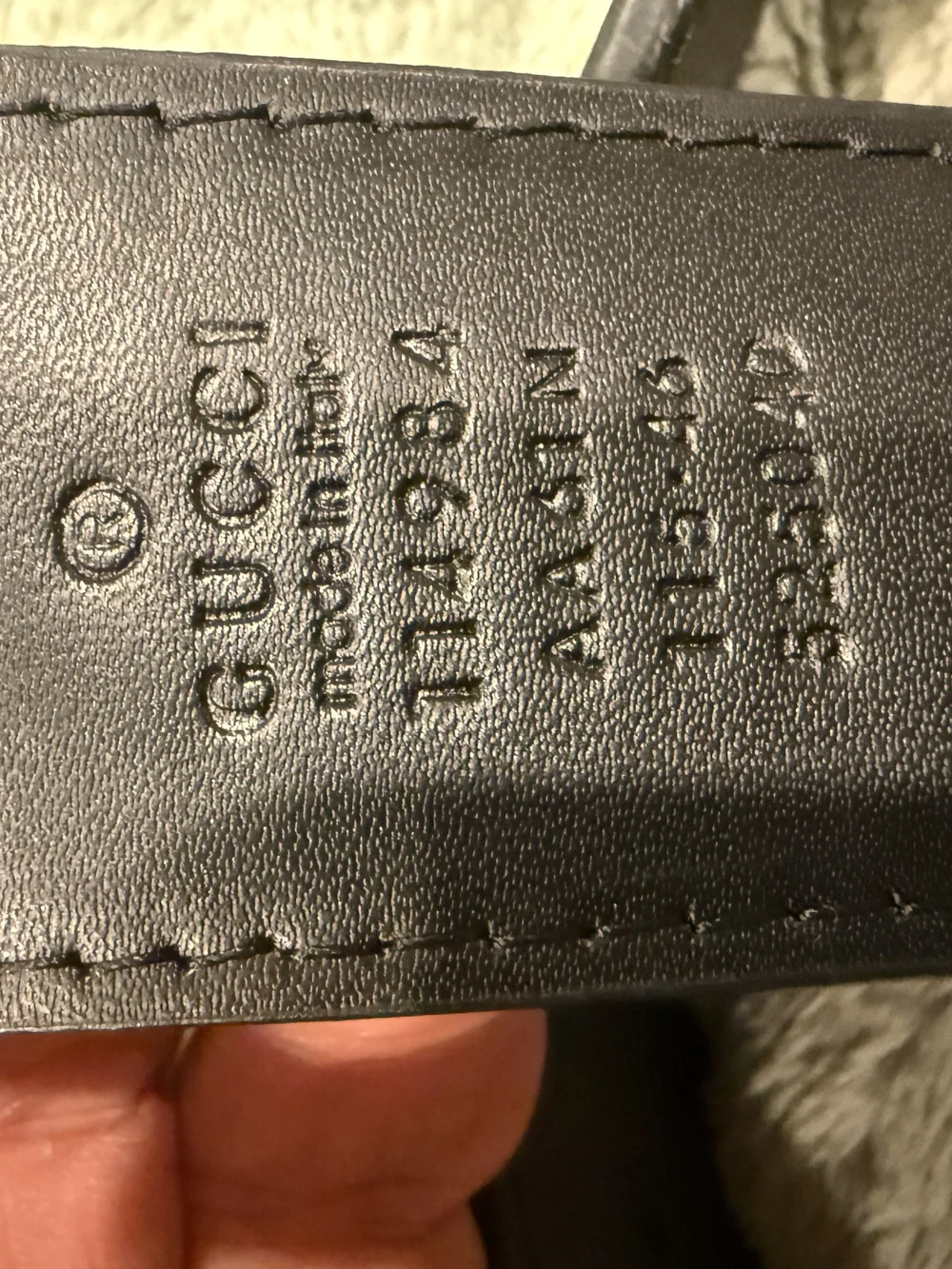 Gucci Black Leather Belt with Gold Double G Buckle